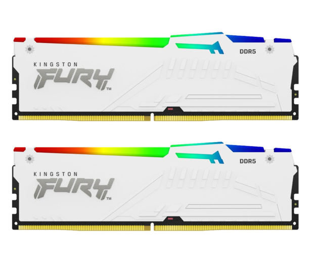 Kingston FURY 64GB (2x32GB) 6000 CL30 Beast RGB White EXPO - 1330385 - zdjęcie